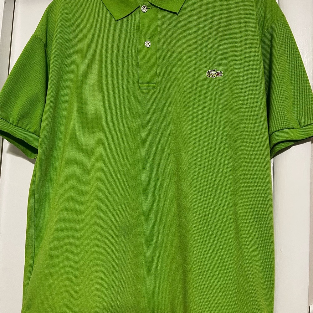 Lacoste Bright Green Polo Shirt for Men